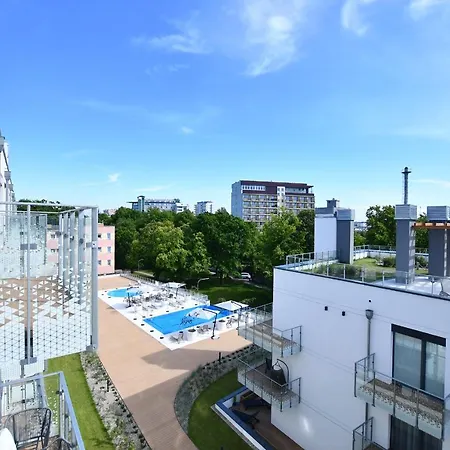 Apartament Nadmorskie Tarasy Baseny,sauny,garaż Port -navigator Kołobrzeg